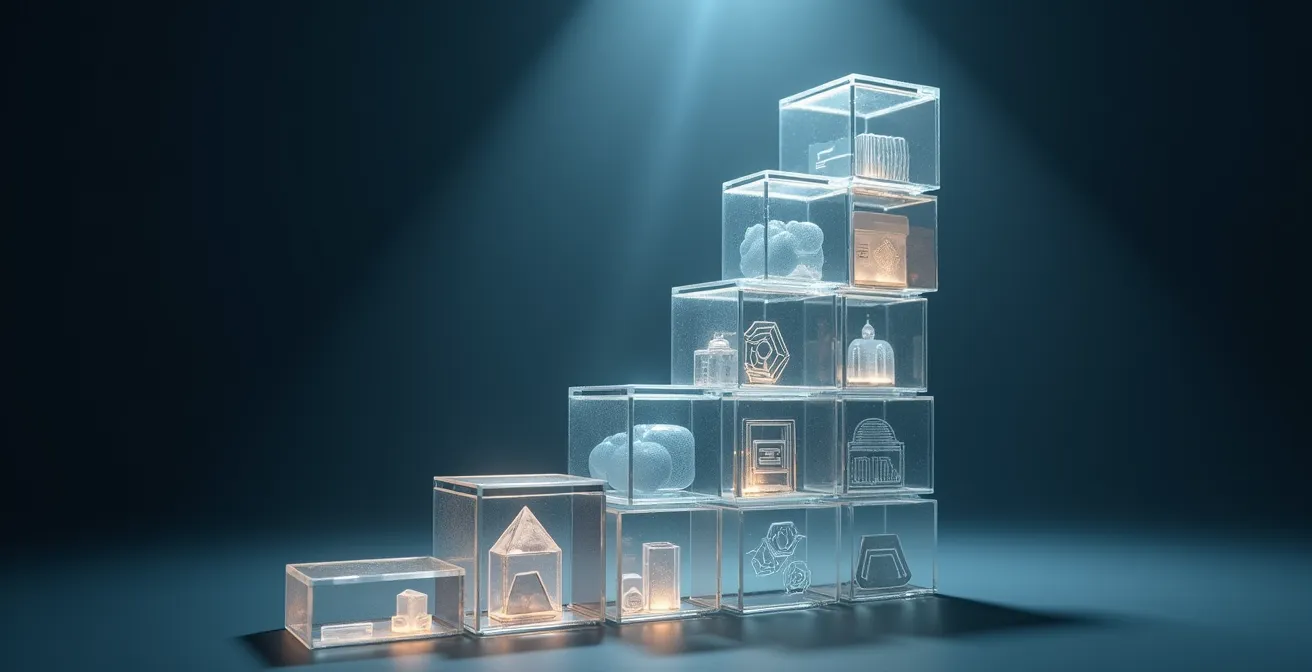 Visual representation of scalable technology architecture for business growth